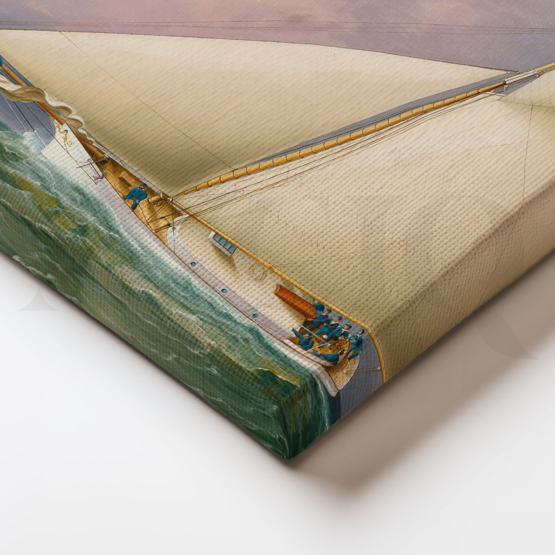 Sailboats at Dusk Canvas Artwork – Asha Art Studio