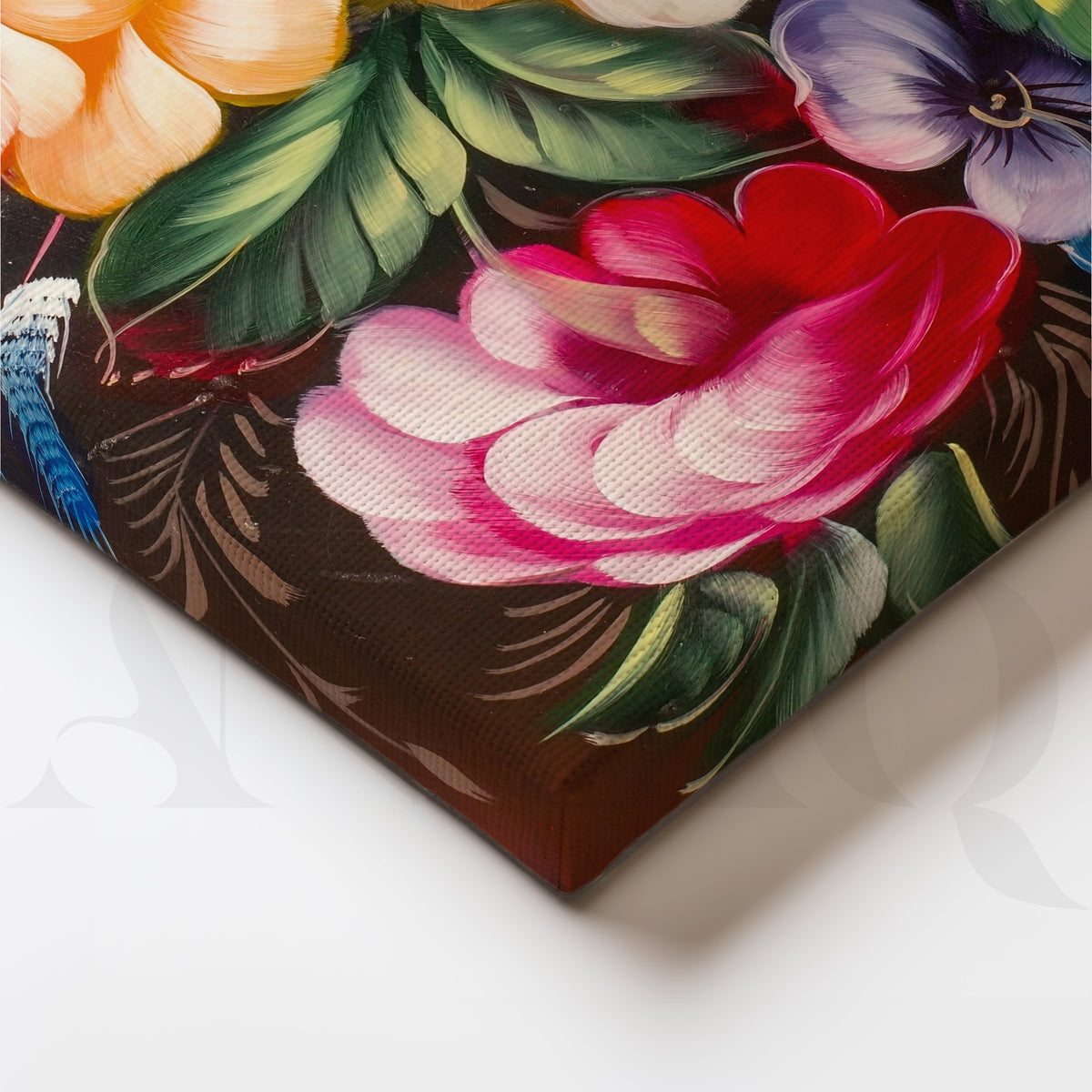 Floral Bouquet Canvas Artwork – Asha Art Studio – Image 2