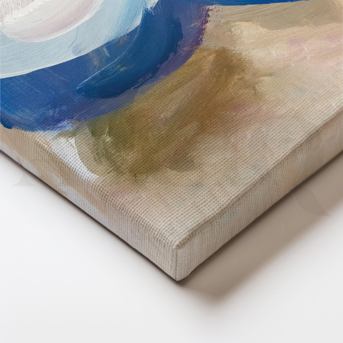 Azure Elegance Canvas Wall Artwork – Asha Art Studio – Image 2