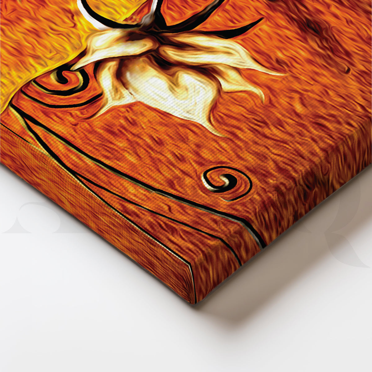 Blaze of Petals Canvas Artwork – Asha Art Studio – Image 2