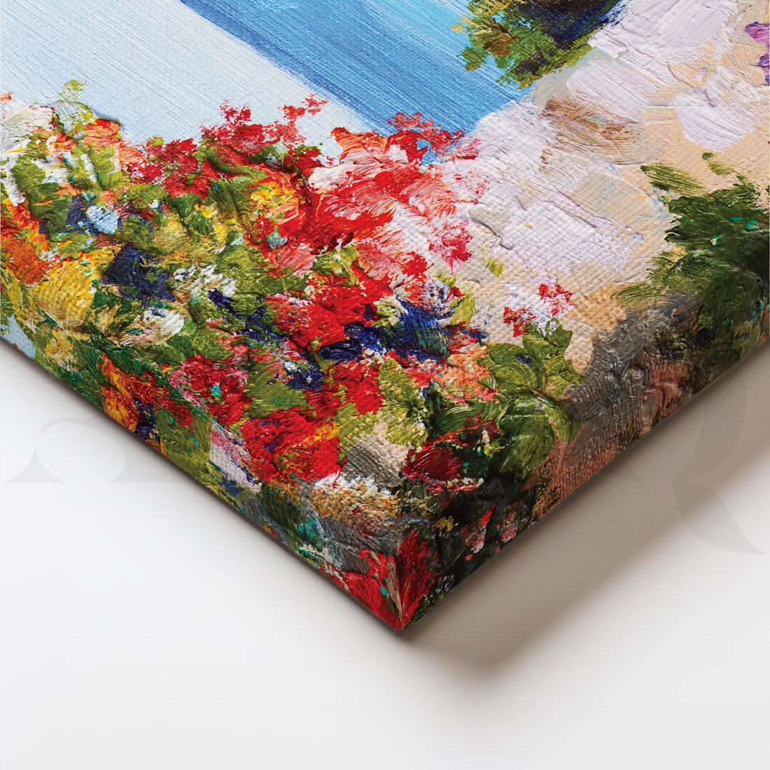 European Countryside Canvas Artwork – Asha Art Studio
