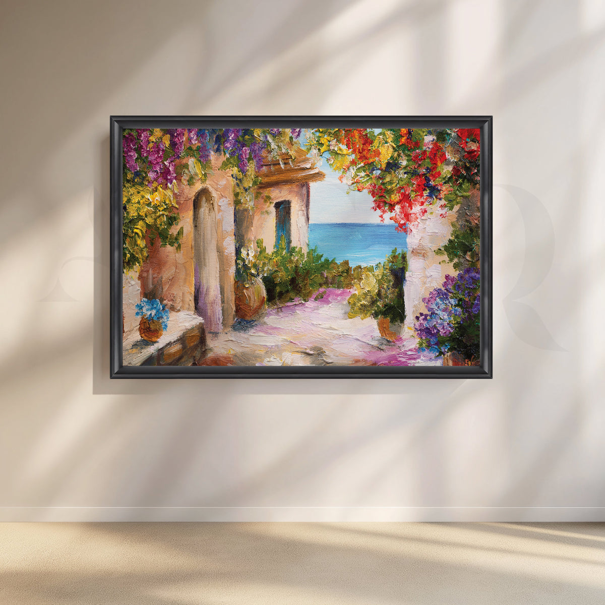 European Countryside Canvas Artwork – Asha Art Studio – Image 3