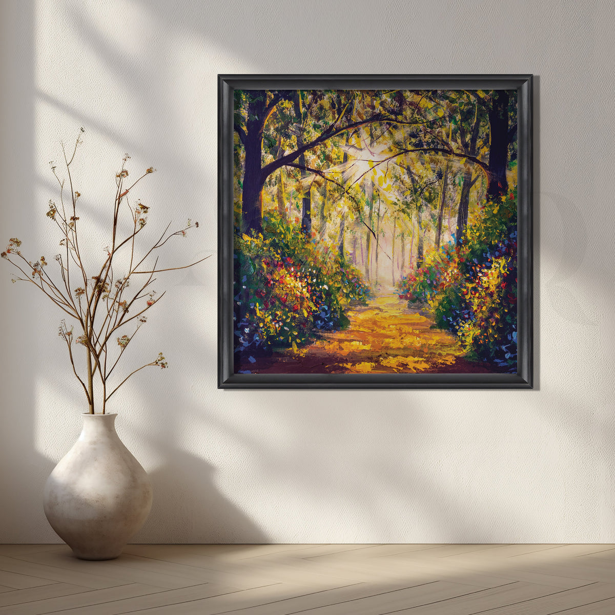 The Inviting Woods Canvas Artwork – Asha Art Studio – Image 3