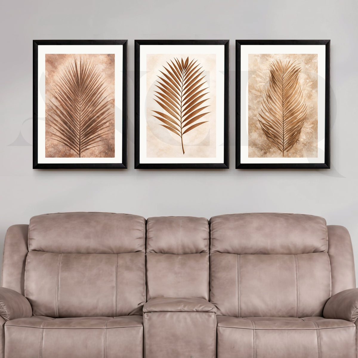 Minimal Botanical Balance Gallery Wall – Set of 3 Nature-Inspired Artworks - 18 x 24 Inches – Asha Art Studio – Image 7