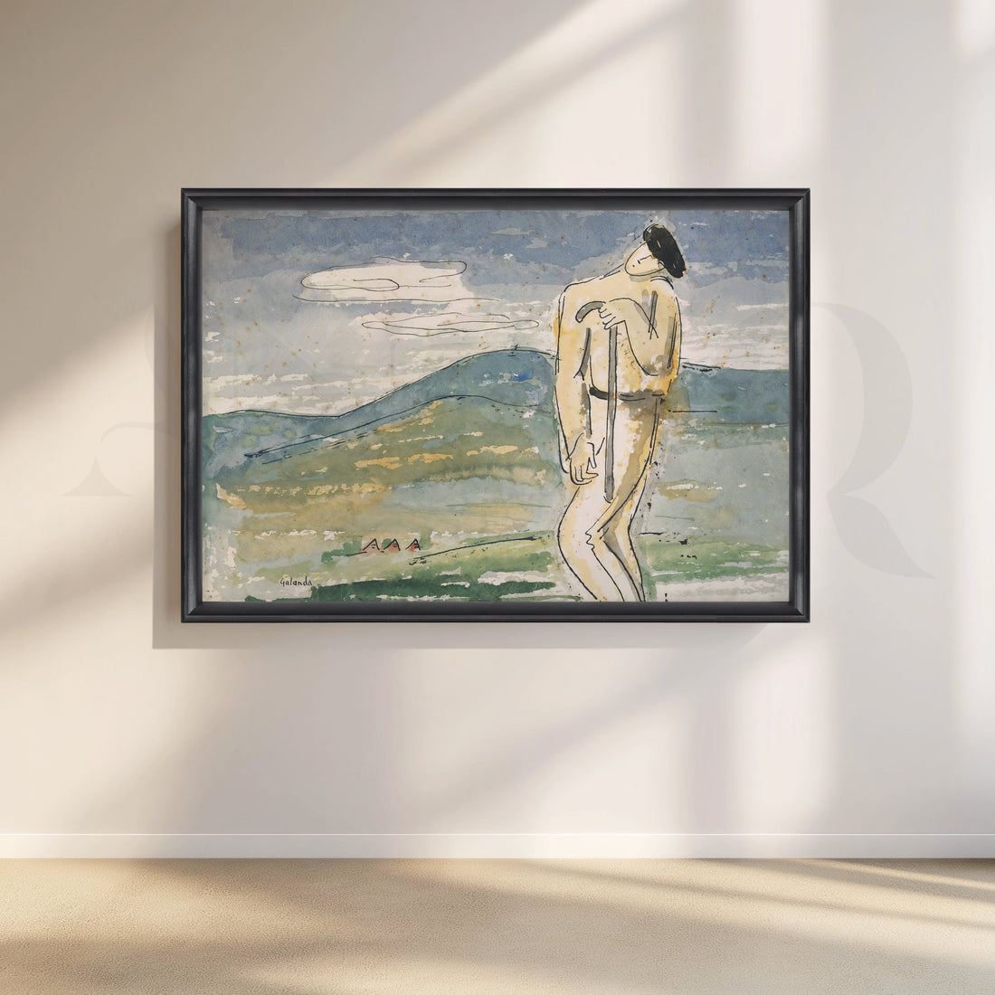 Minimalist Figurative Canvas Artwork – Asha Art Studio