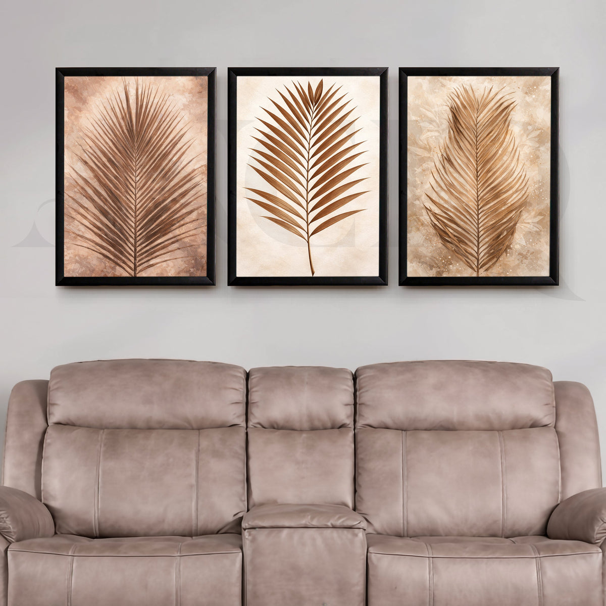 Minimal Botanical Balance Gallery Wall – Set of 3 Nature-Inspired Artworks - 18 x 24 Inches – Asha Art Studio – Image 3
