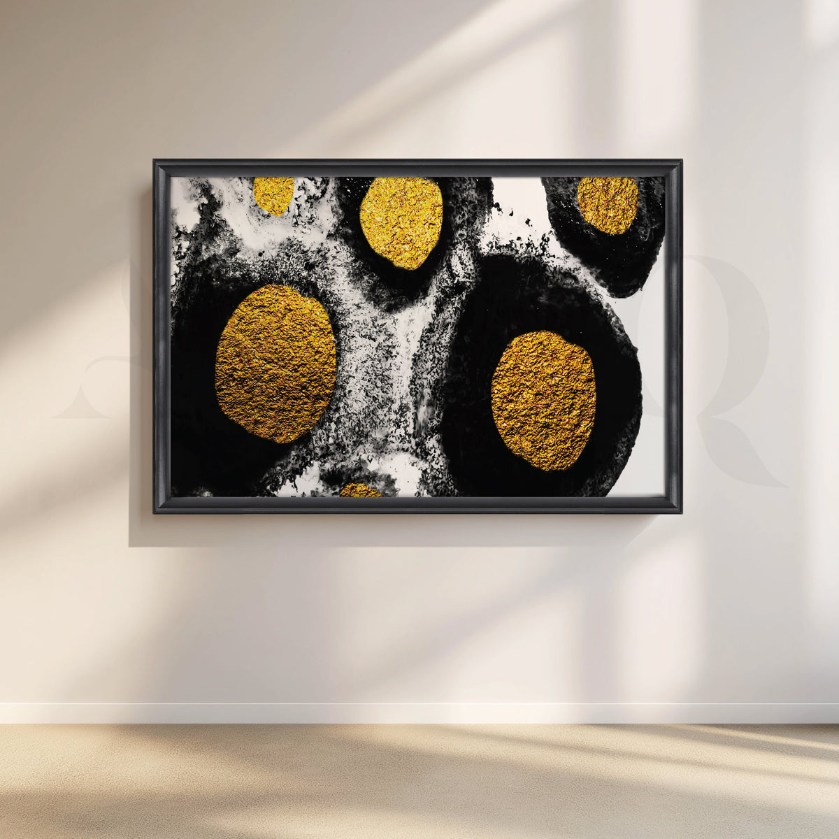 Circular Serenity Canvas Artwork – Asha Art Studio – Image 3