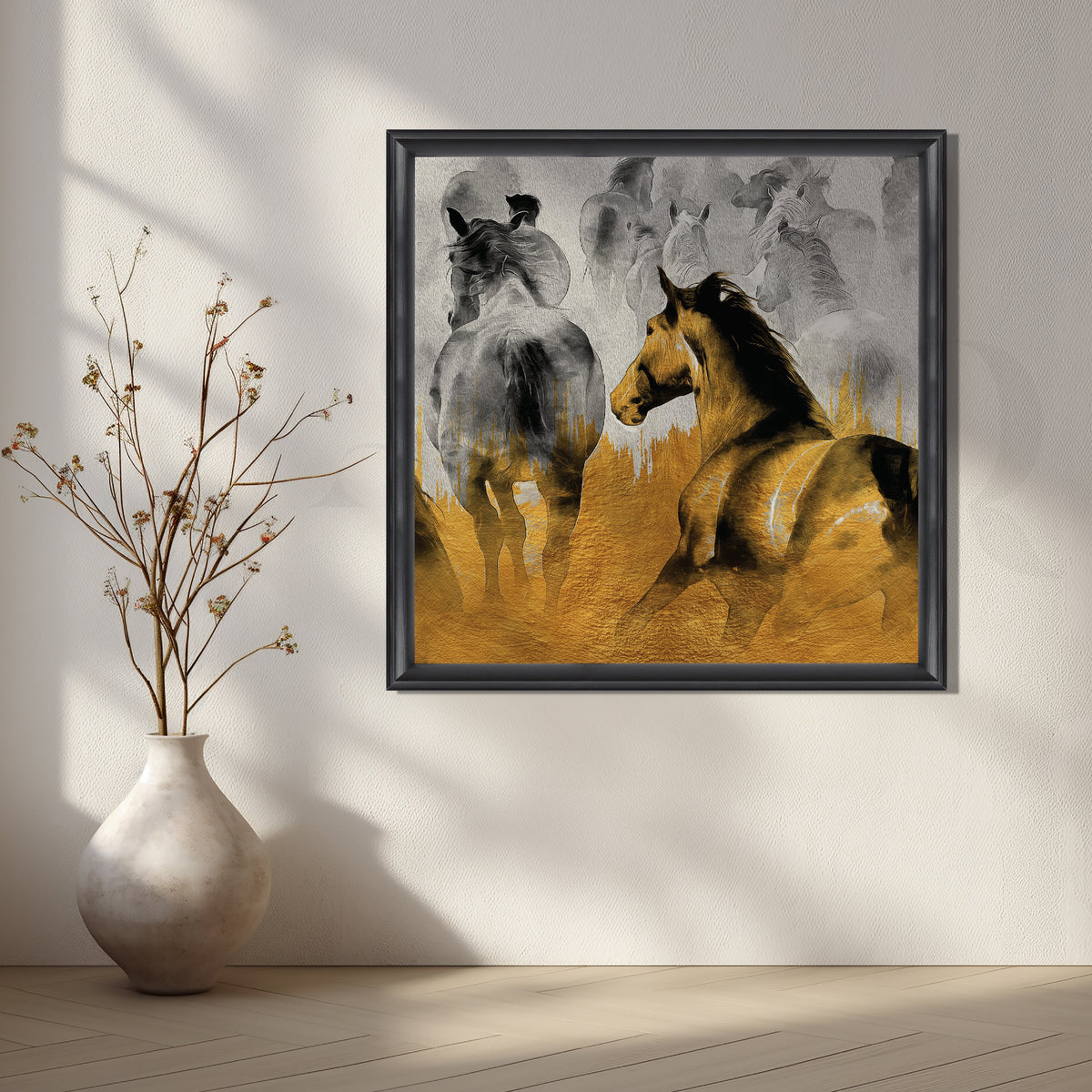 Thundering Hooves Canvas Artwork – Asha Art Studio – Image 3