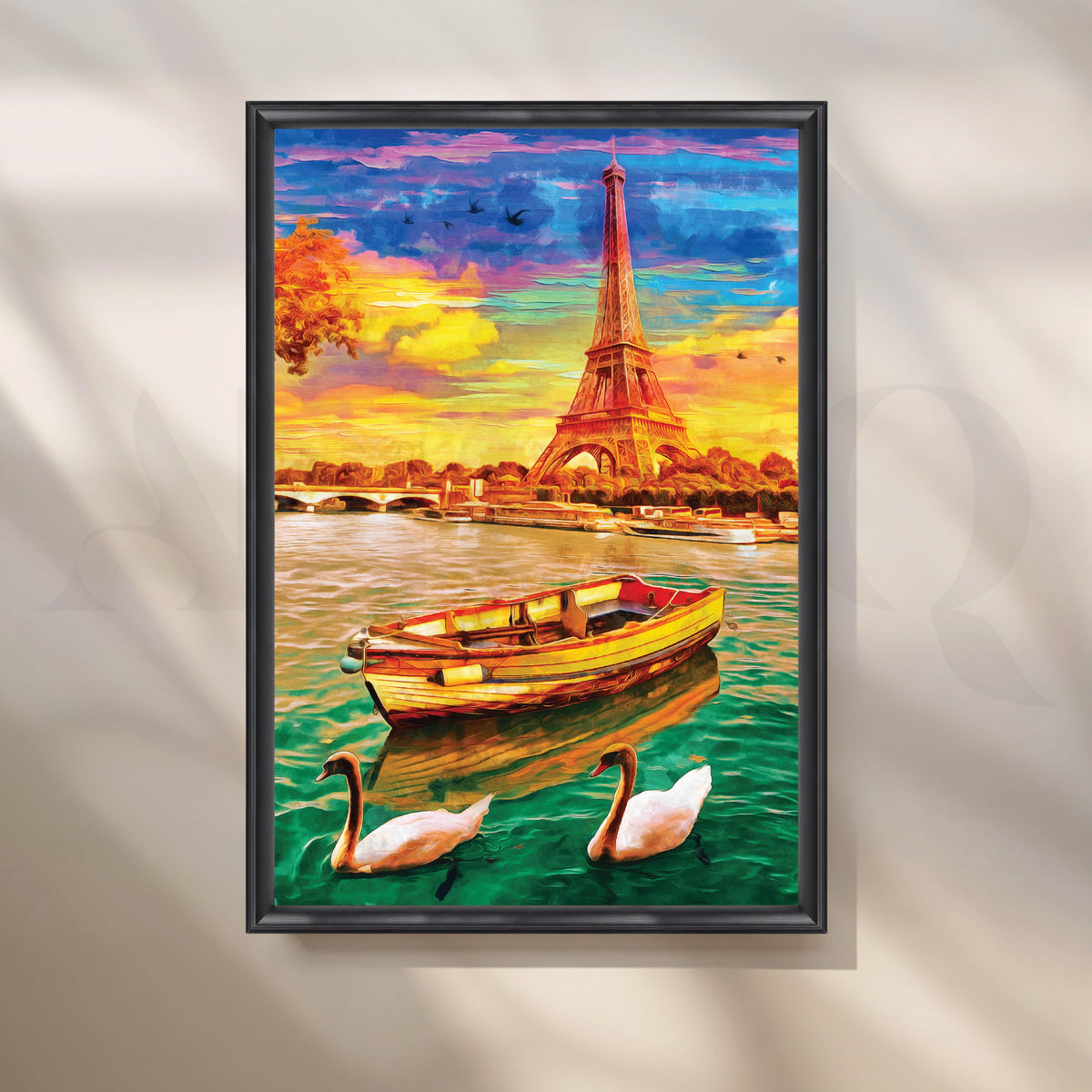 Ethereal Abstraction Canvas Artwork – Asha Art Studio – Image 3
