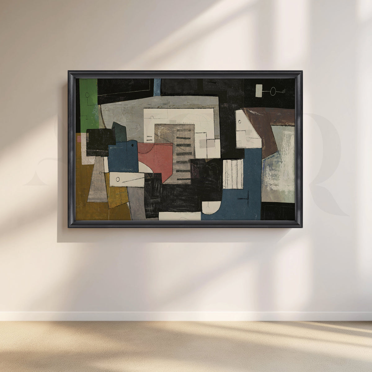 Young Picasso's Playground Canvas Artwork – Asha Art Studio – Image 3