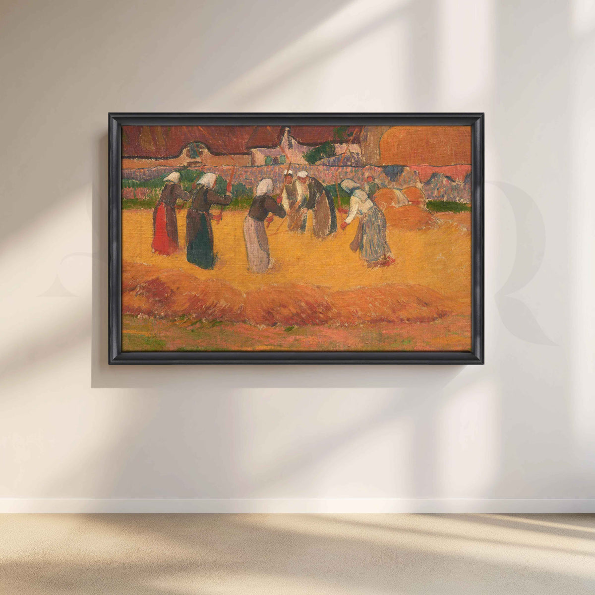 Henri Moret Harvest Field Canvas Artwork – Asha Art Studio – Image 3