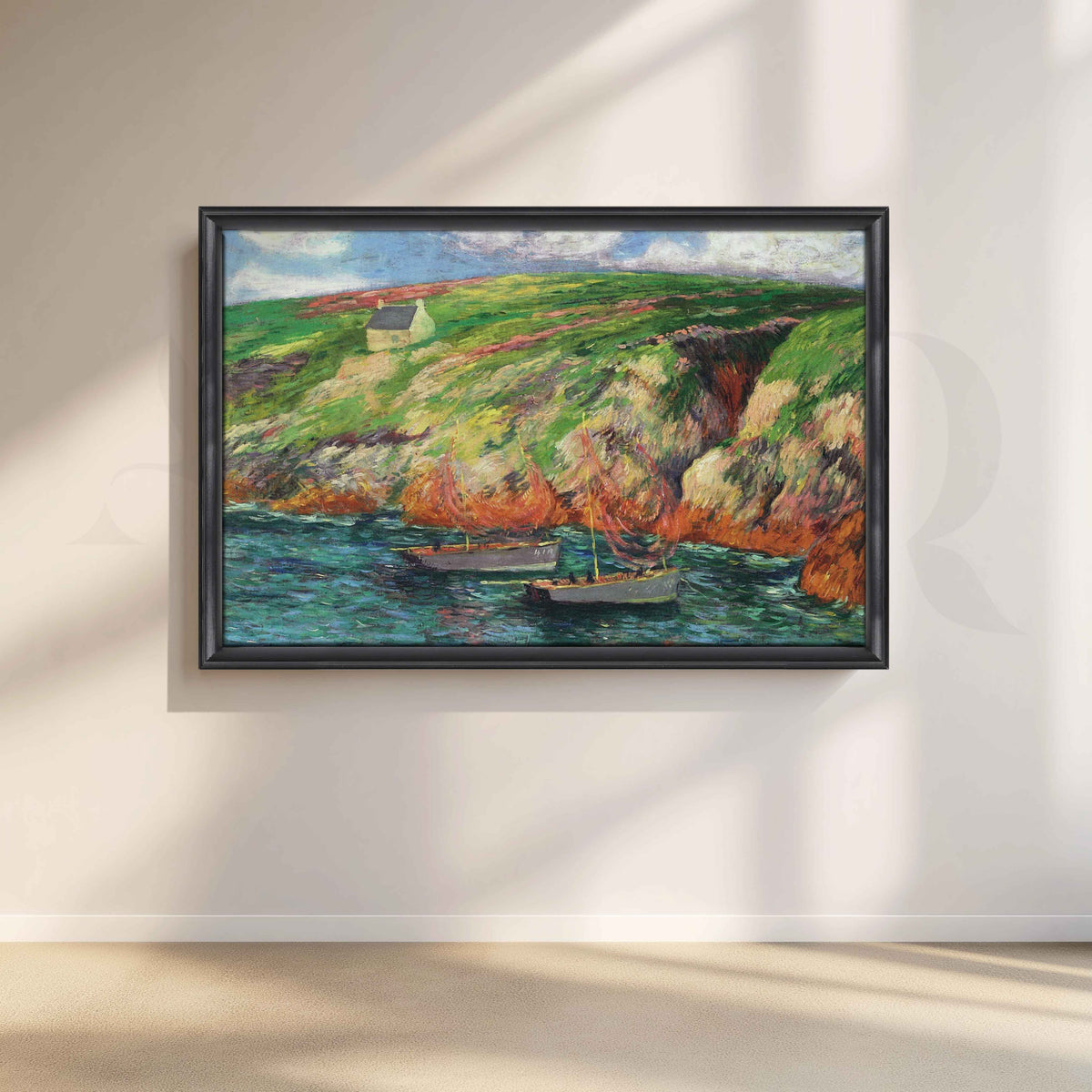 Henri Moret Coastal Cliff Canvas Artwork – Asha Art Studio – Image 3