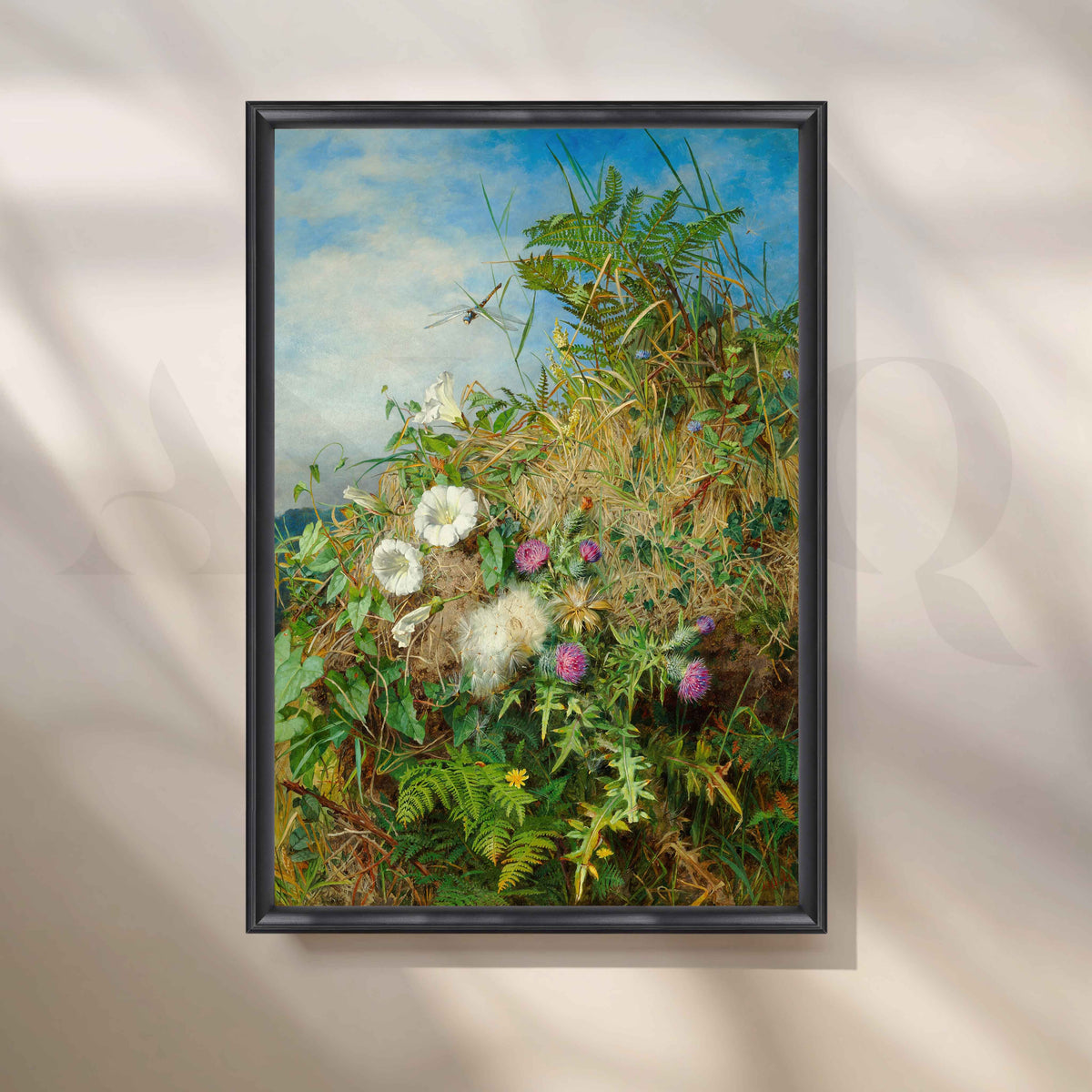 Wild Meadow Botanical Canvas Artwork – Asha Art Studio – Image 3