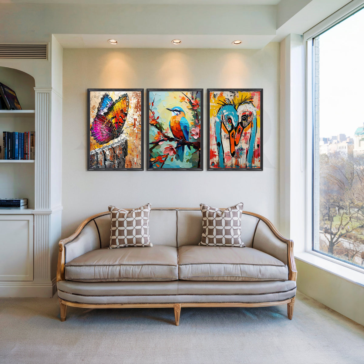Wings of Wonder Gallery Wall – Set of 3 Artworks – Asha Art Studio – Image 3