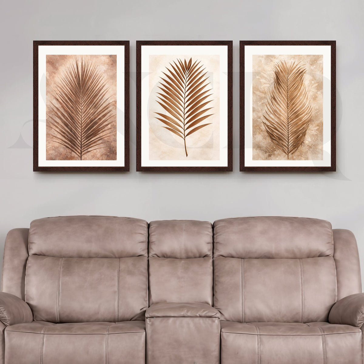 Minimal Botanical Balance Gallery Wall – Set of 3 Nature-Inspired Artworks - 18 x 24 Inches – Asha Art Studio – Image 10
