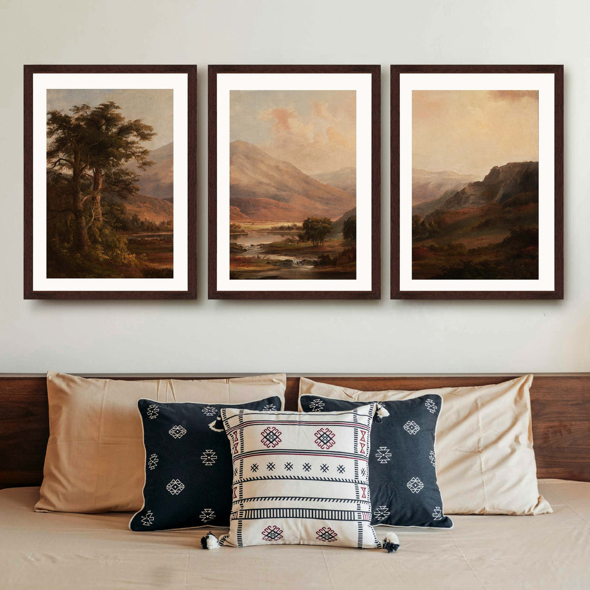 Vintage Landscape Gallery Wall Set of 3 - 18 x 24 Inches – Asha Art Studio – Image 10