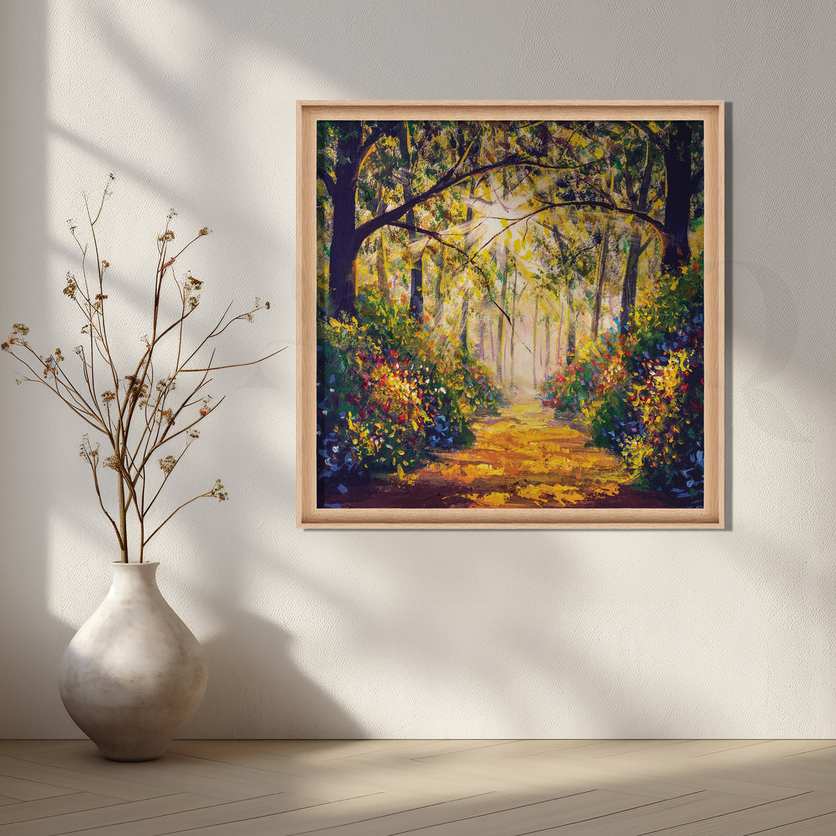 The Inviting Woods Canvas Artwork – Asha Art Studio – Image 5