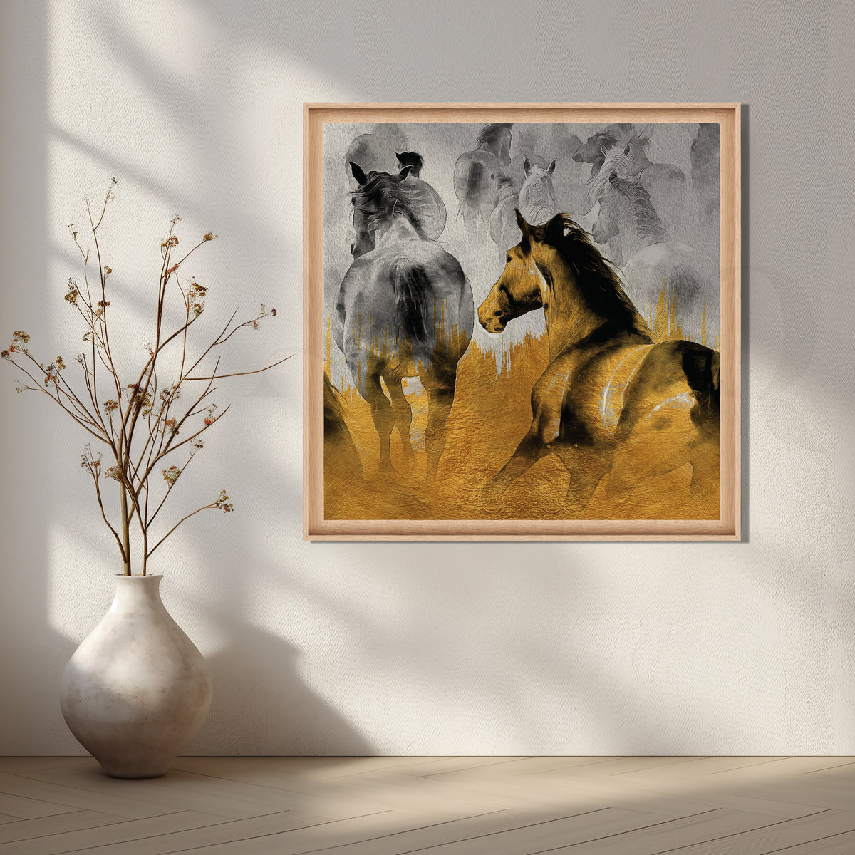 Thundering Hooves Canvas Artwork – Asha Art Studio – Image 5