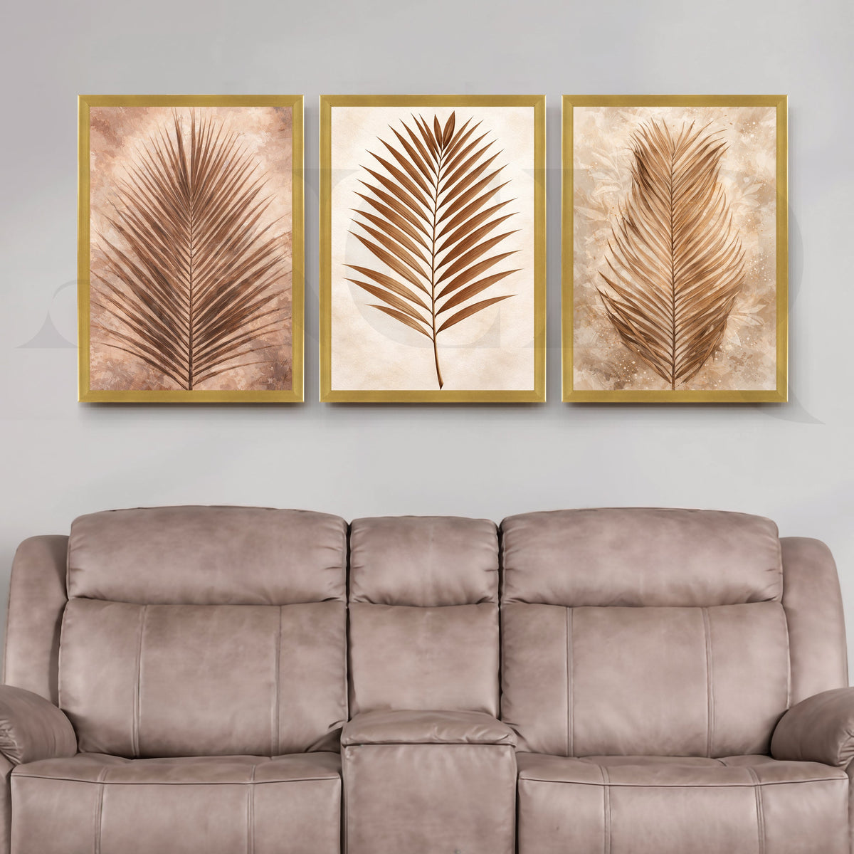 Minimal Botanical Balance Gallery Wall – Set of 3 Nature-Inspired Artworks - 18 x 24 Inches – Asha Art Studio – Image 4