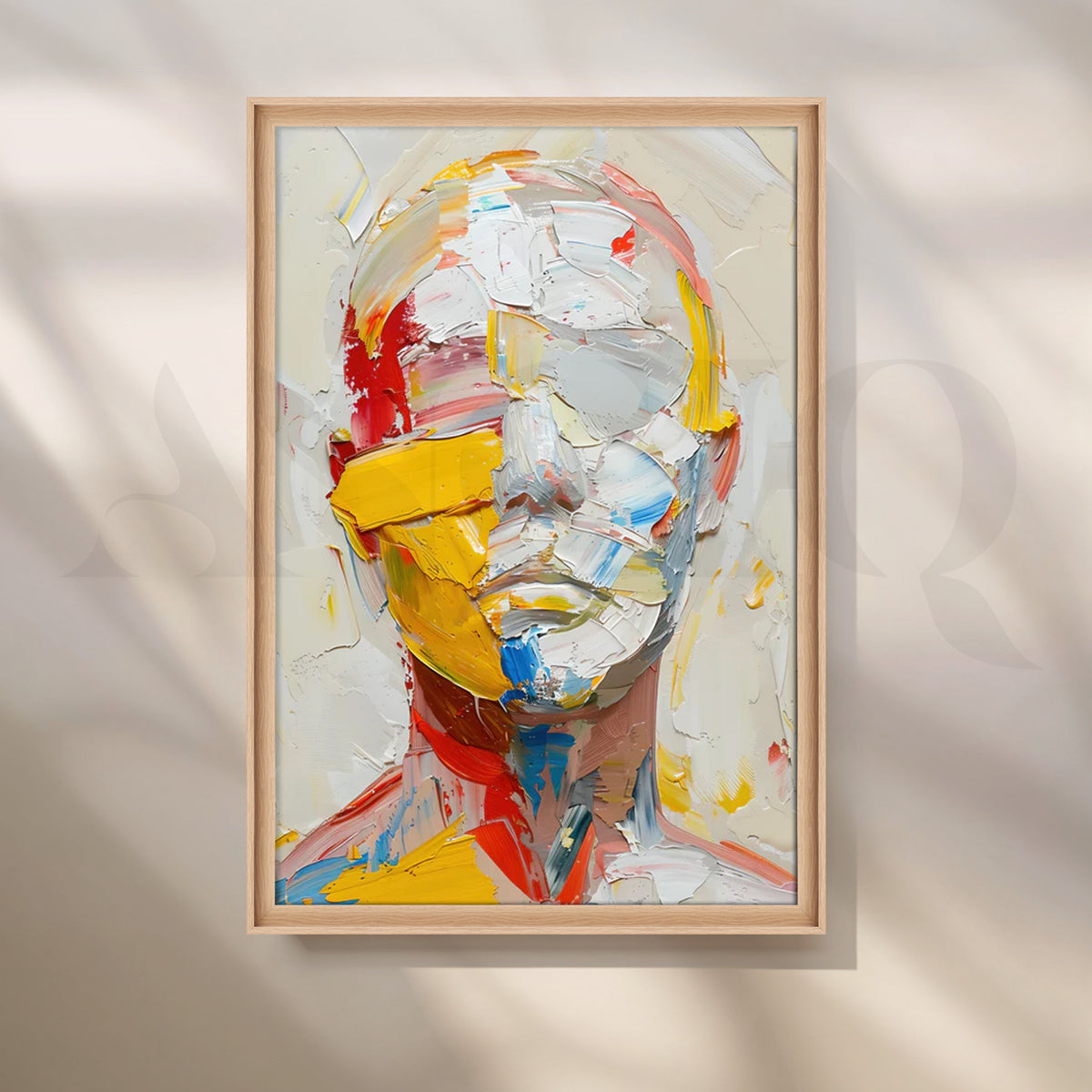 Chromatic Visage Canvas Artwork – Asha Art Studio – Image 5