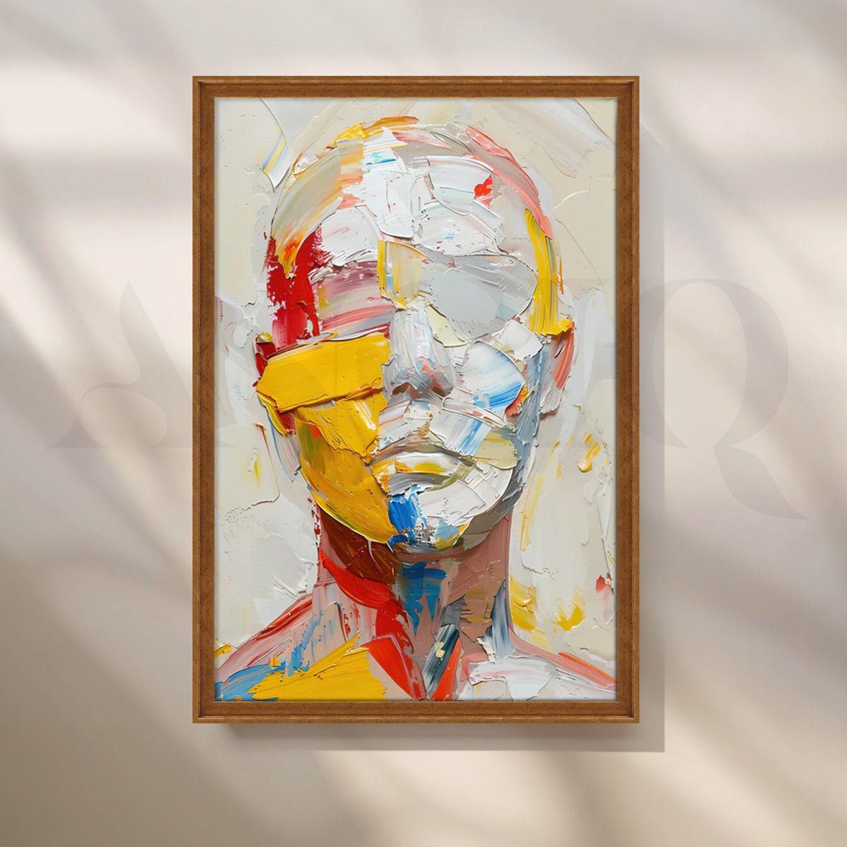 Chromatic Visage Canvas Artwork – Asha Art Studio – Image 6
