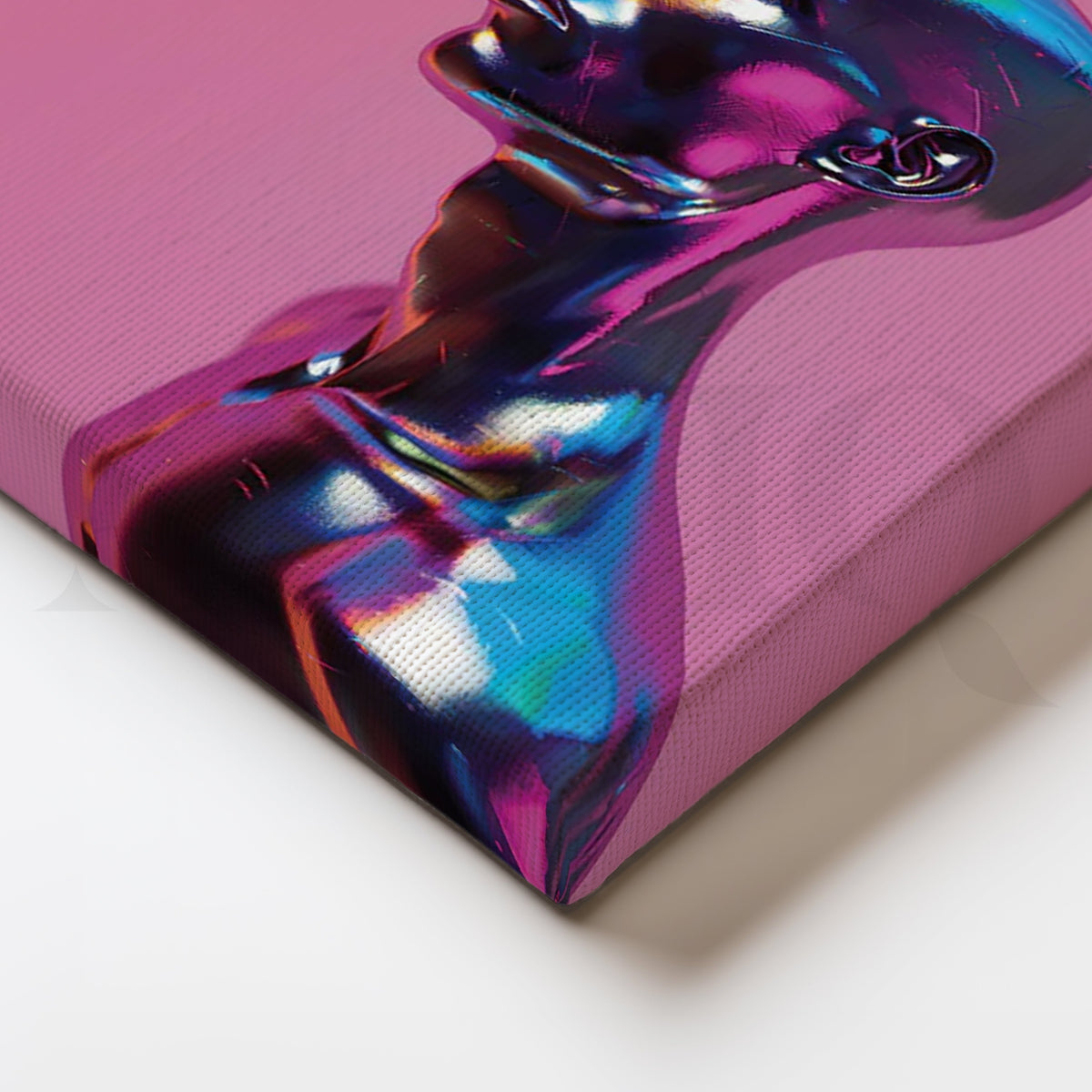 Chromatic Muse Canvas Painting for Modern Living Room – Asha Art Studio – Image 2