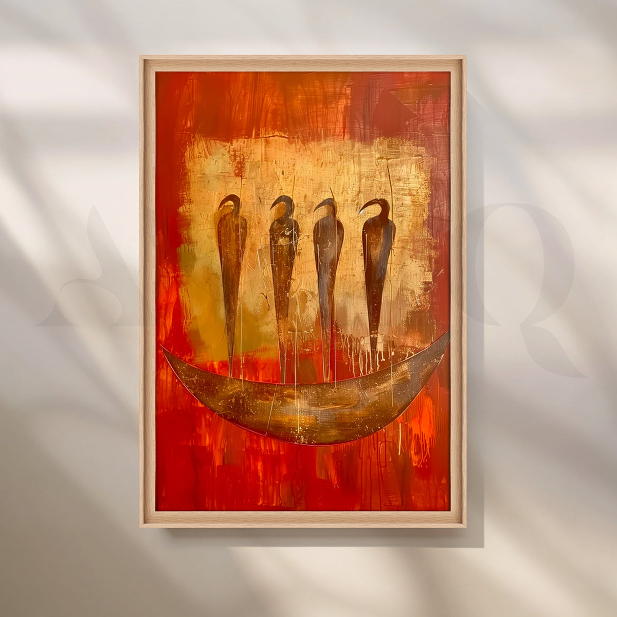 River Guardians Canvas Painting for Dining Room – Asha Art Studio – Image 5