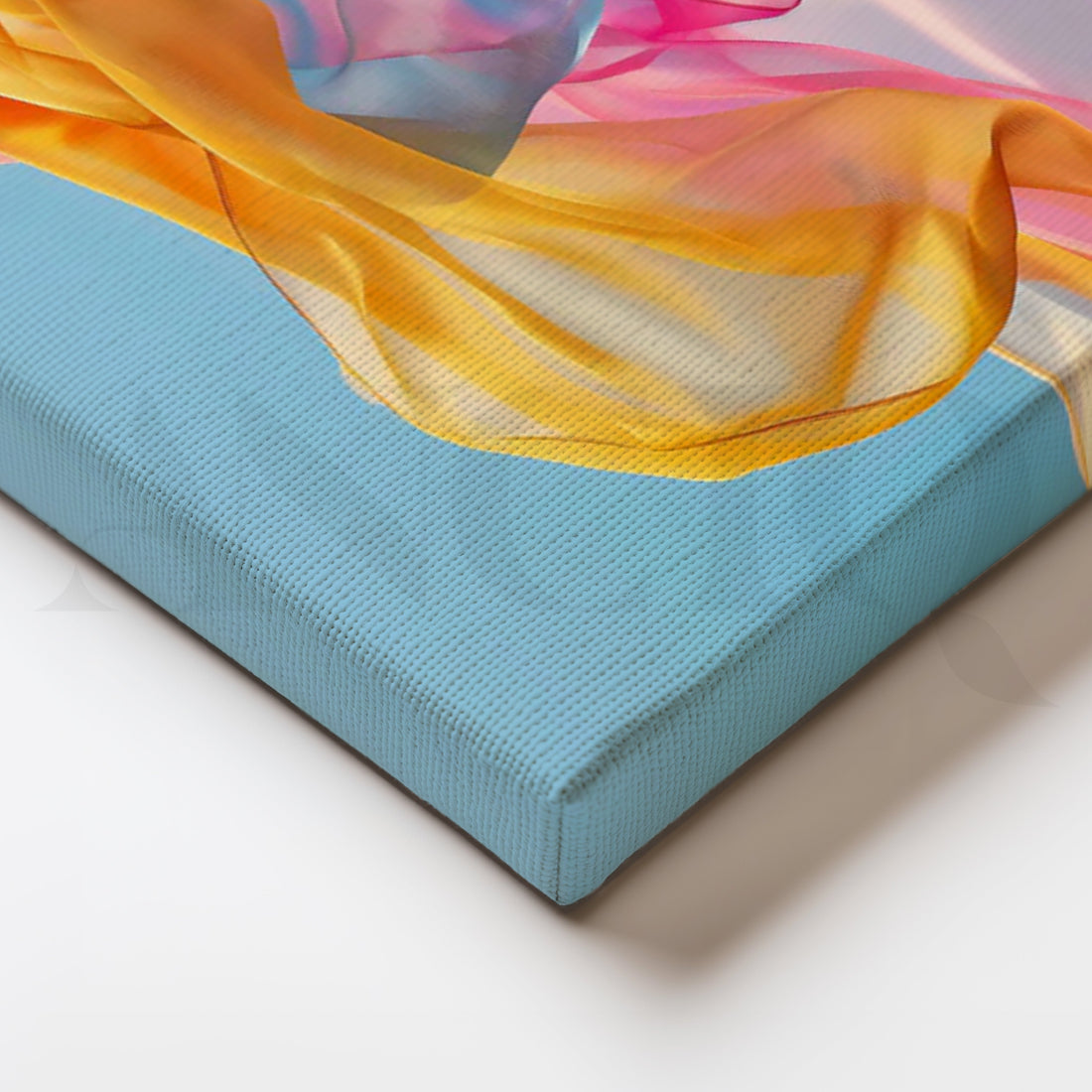 Sky Silk Canvas Painting for Living Room – Asha Art Studio