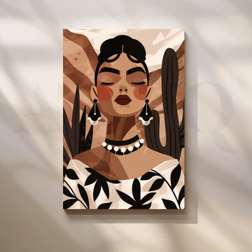 Desert Elegance Wall Painting – Asha Art Studio