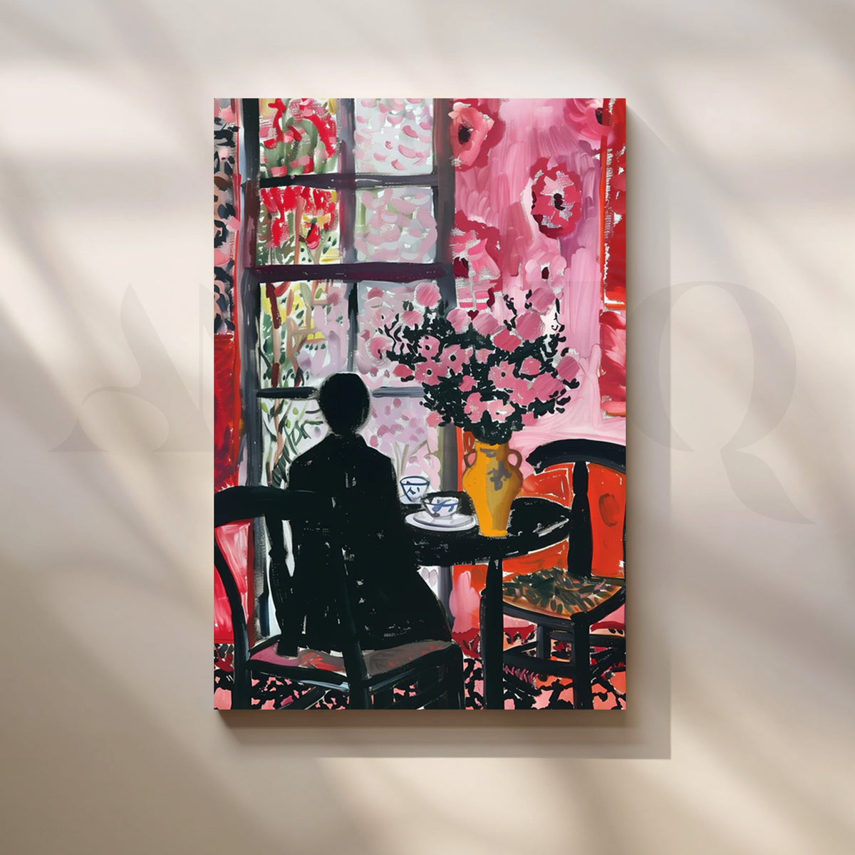 Breakfast in Bloom Canvas Artwork – Asha Art Studio