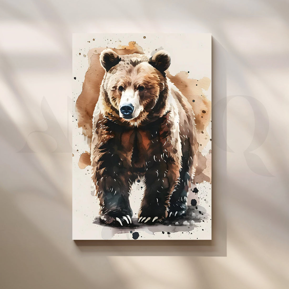 Woodland Majesty Canvas Painting for Rustic Living Room – Asha Art Studio