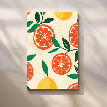 Citrus Grove Canvas Artwork – Asha Art Studio