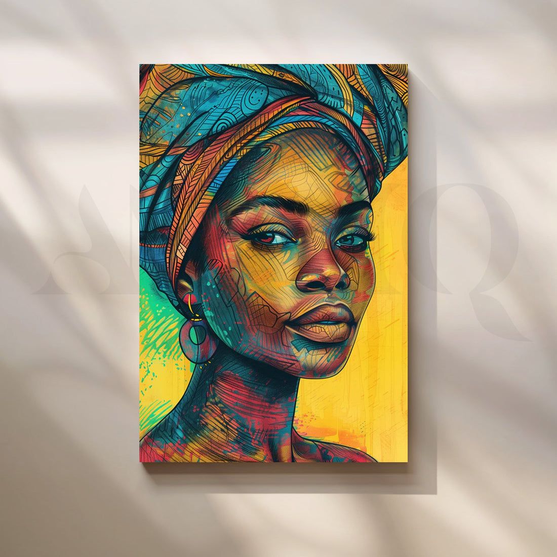 Serene Heritage Canvas Pop Art – Asha Art Studio