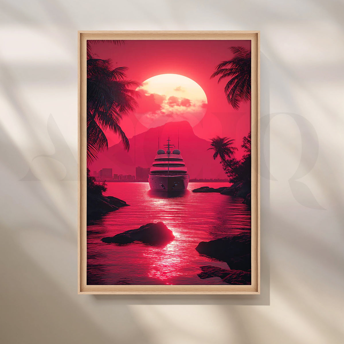 Sunset Voyage Wall Artwork – Asha Art Studio – Image 5