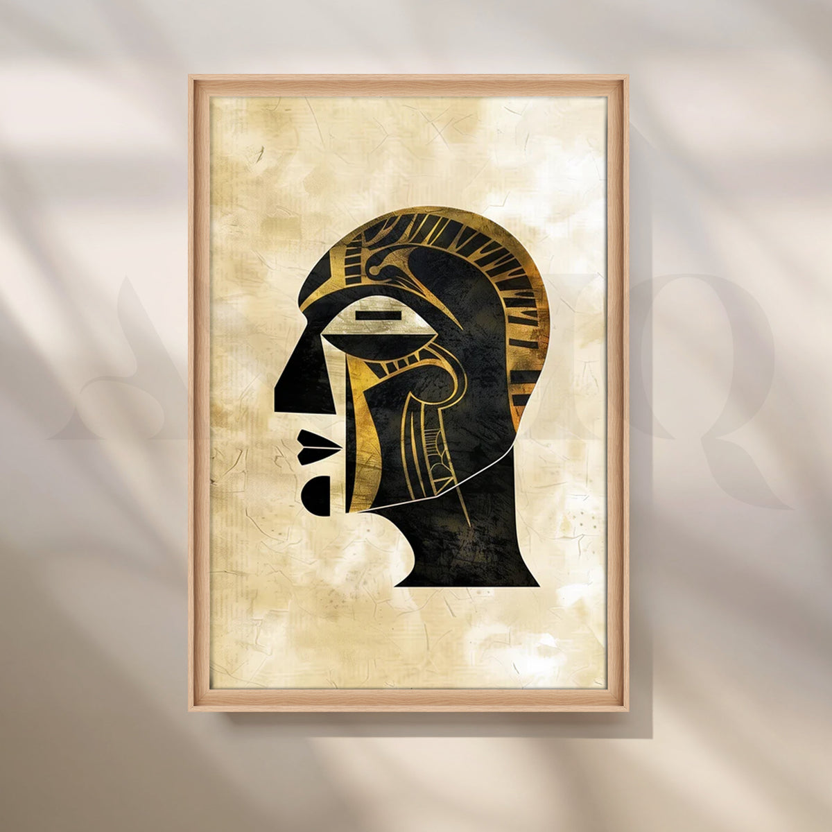 Golden Dynasty Canvas Painting for Home Office – Asha Art Studio – Image 5