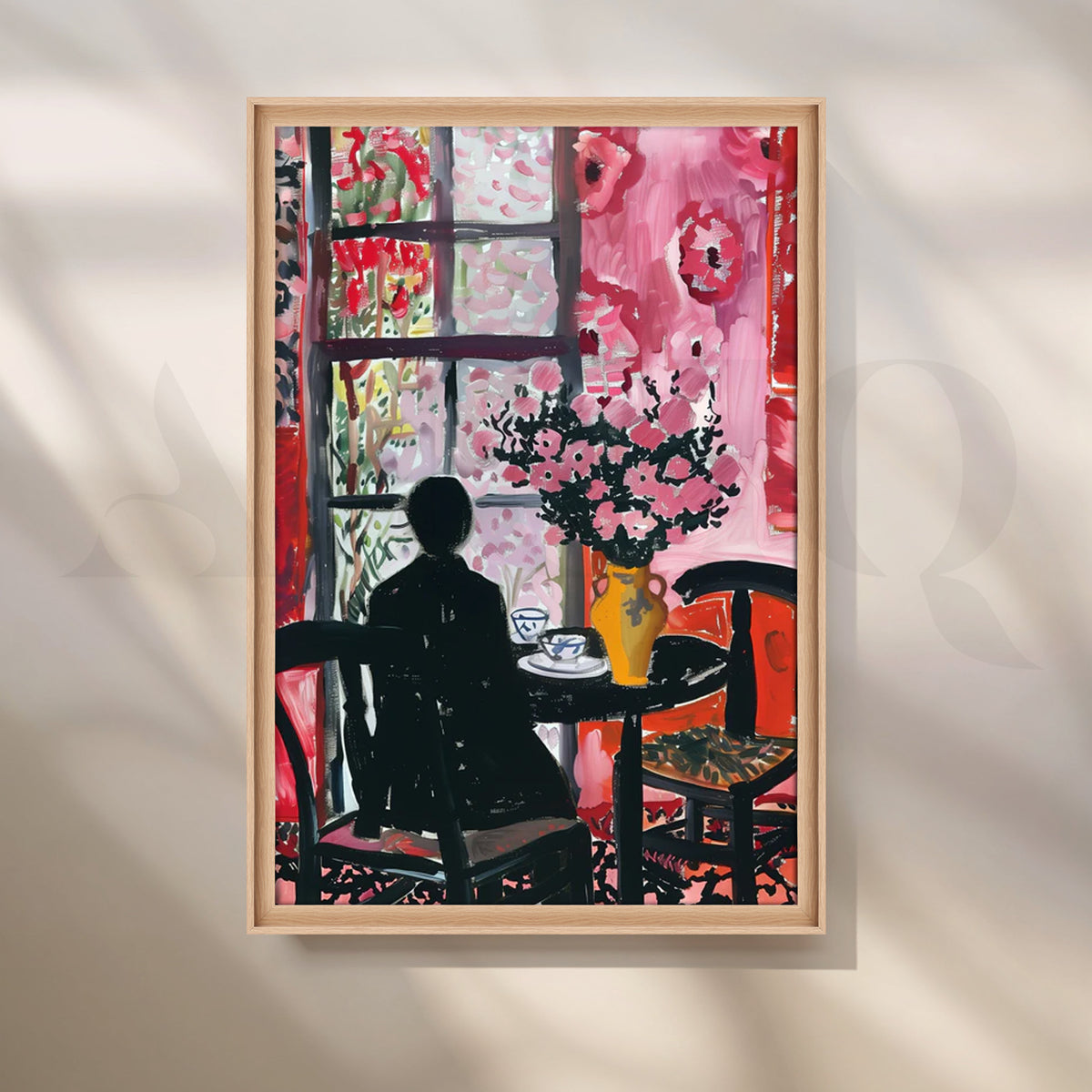 Breakfast in Bloom Canvas Artwork – Asha Art Studio – Image 5