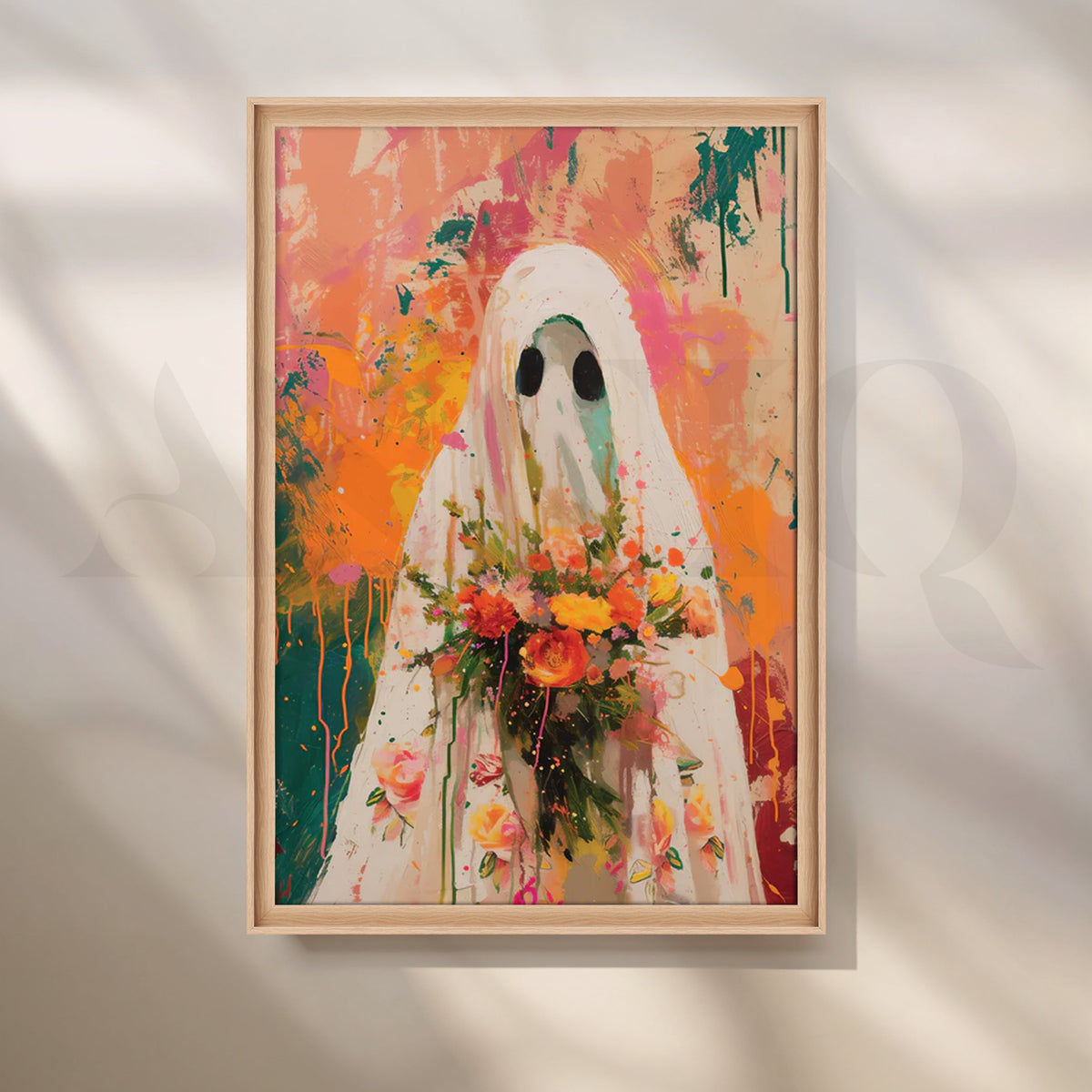 Floral Phantom Canvas Artwork – Asha Art Studio – Image 5