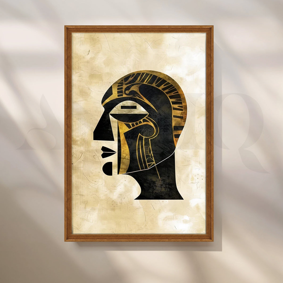 Golden Dynasty Canvas Painting for Home Office – Asha Art Studio – Image 6
