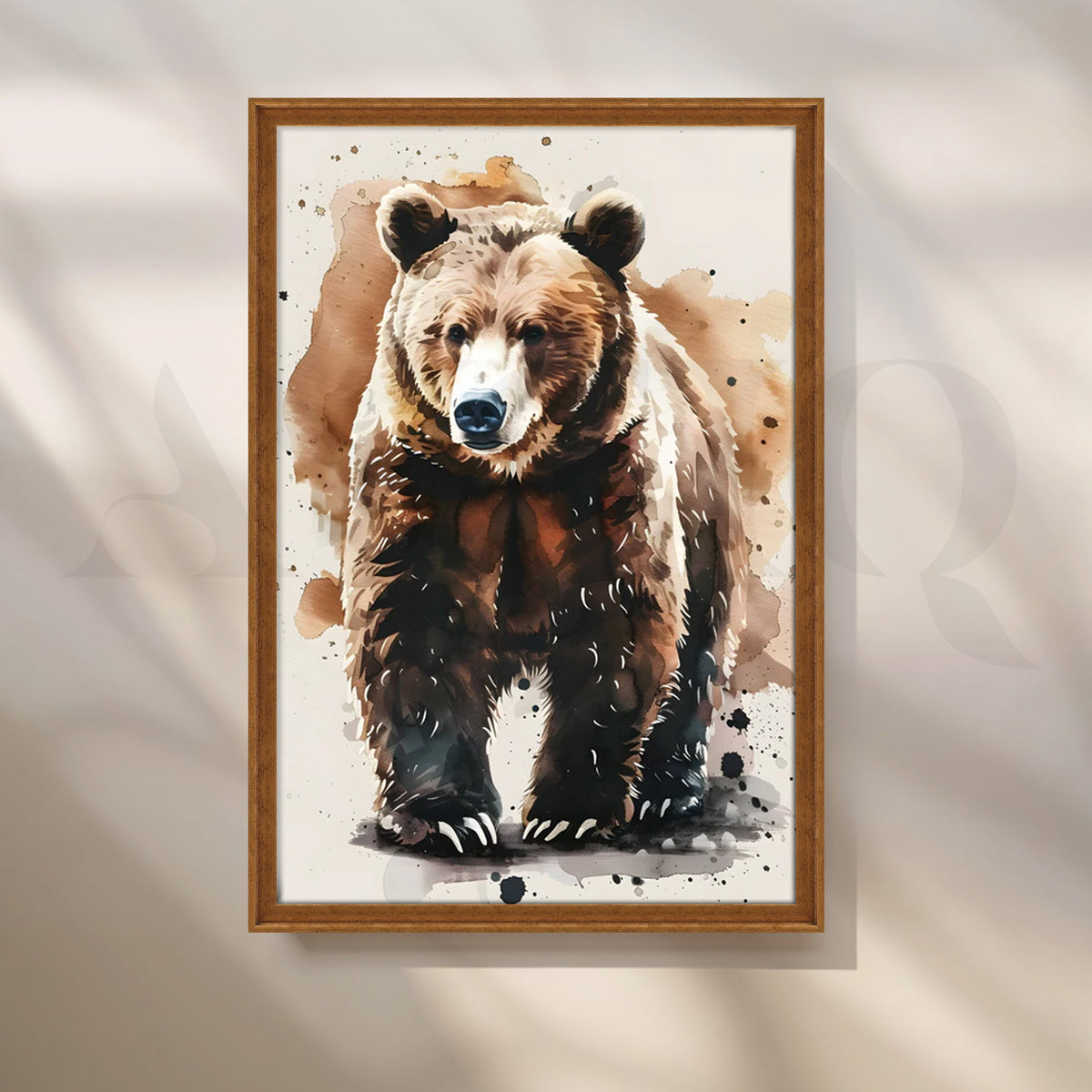 Woodland Majesty Canvas Painting for Rustic Living Room – Asha Art Studio – Image 6