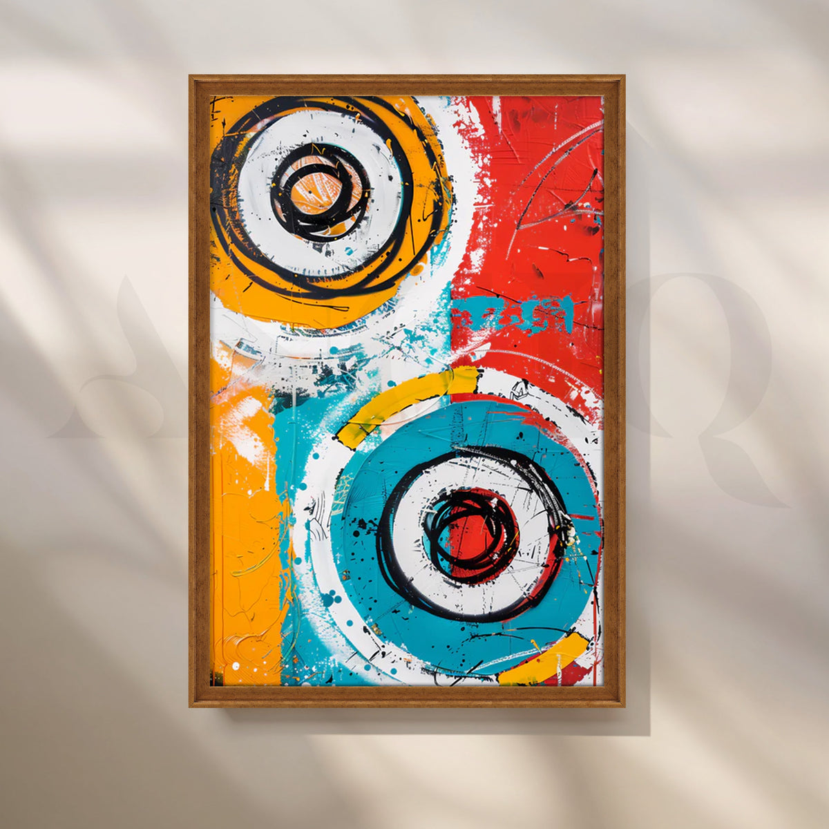 Kinetic Orbits Canvas pop Art – Asha Art Studio – Image 6