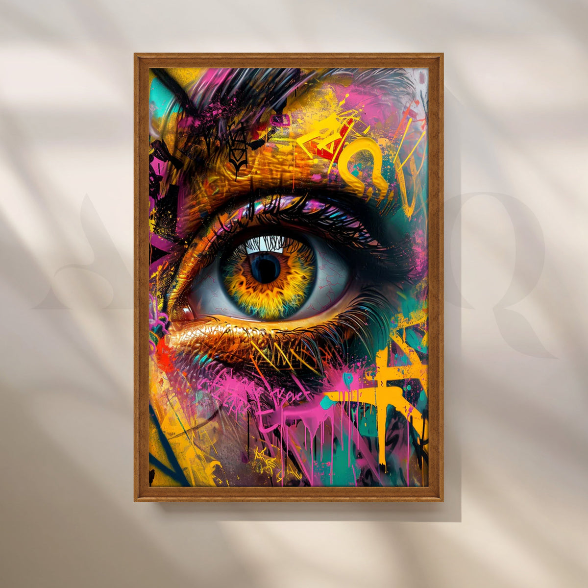 Graffiti Eye Wall Pop Art – Asha Art Studio – Image 6