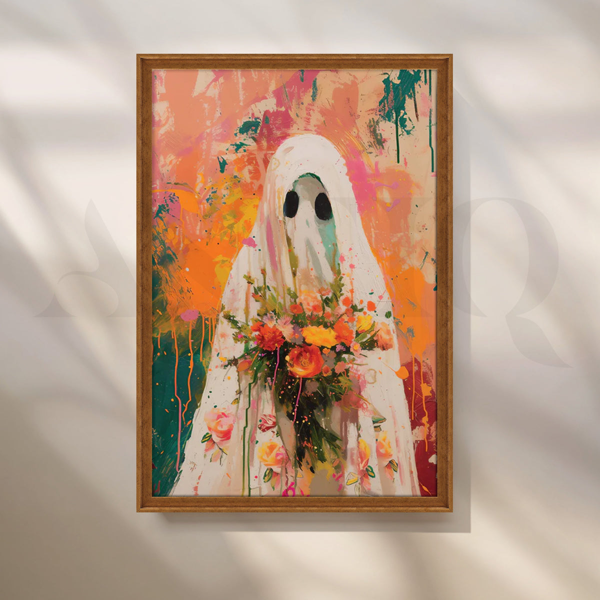 Floral Phantom Canvas Artwork – Asha Art Studio – Image 6