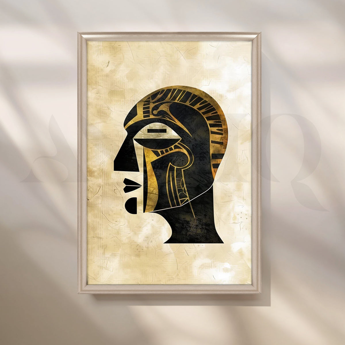 Golden Dynasty Canvas Painting for Home Office – Asha Art Studio – Image 4
