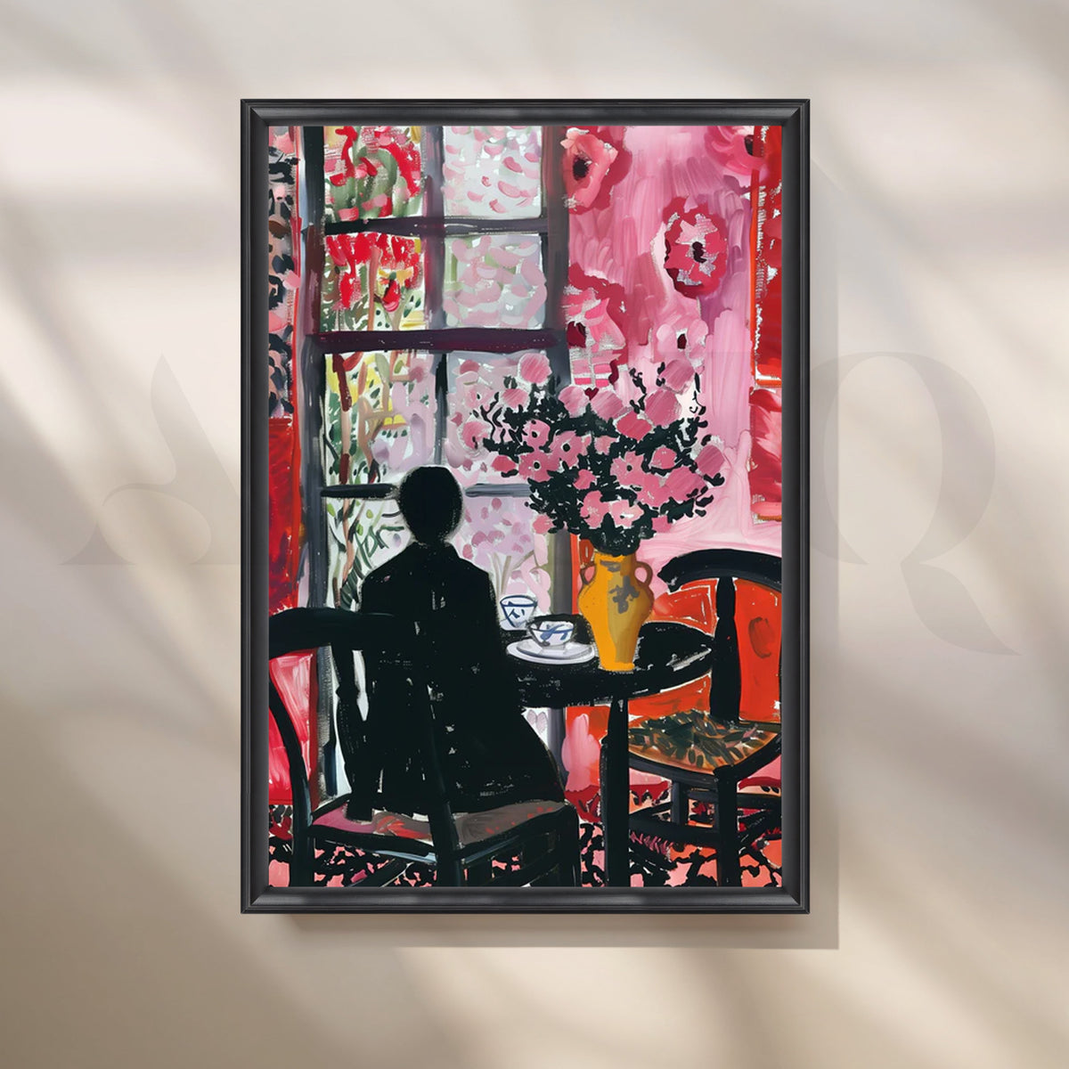 Breakfast in Bloom Canvas Artwork – Asha Art Studio – Image 3