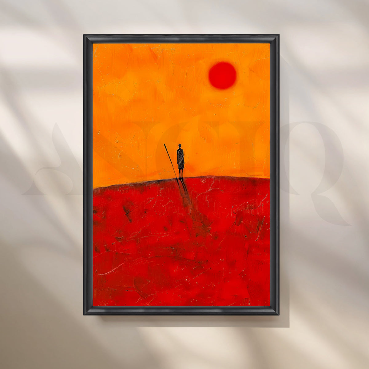Runway Rhythm Canvas Painting for Dressing Room – Asha Art Studio – Image 3