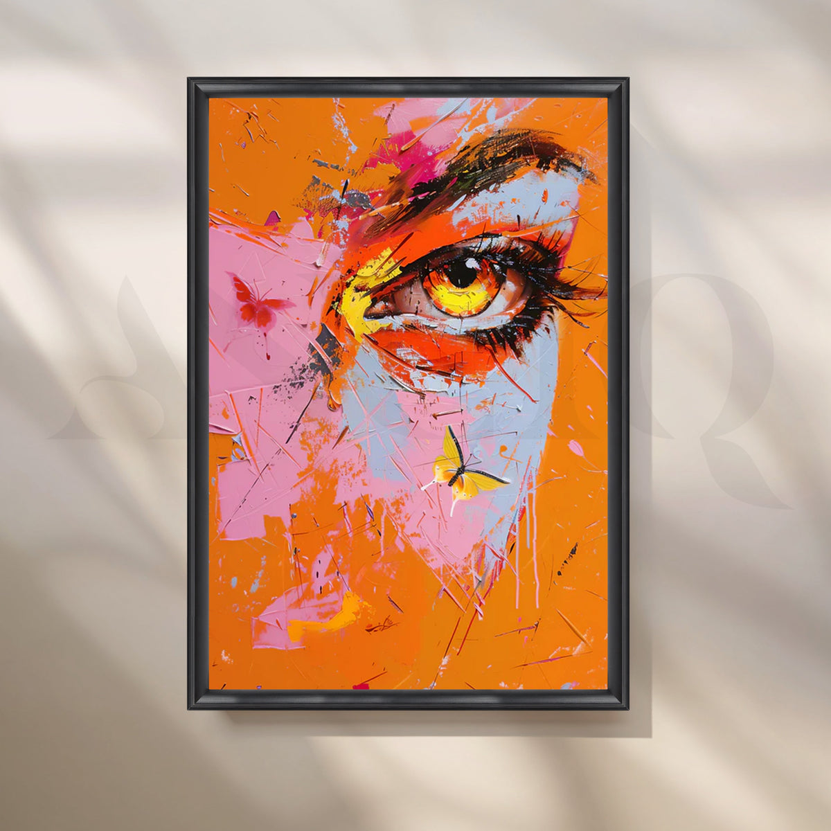 Firefly Gaze Canvas Artwork – Asha Art Studio – Image 3
