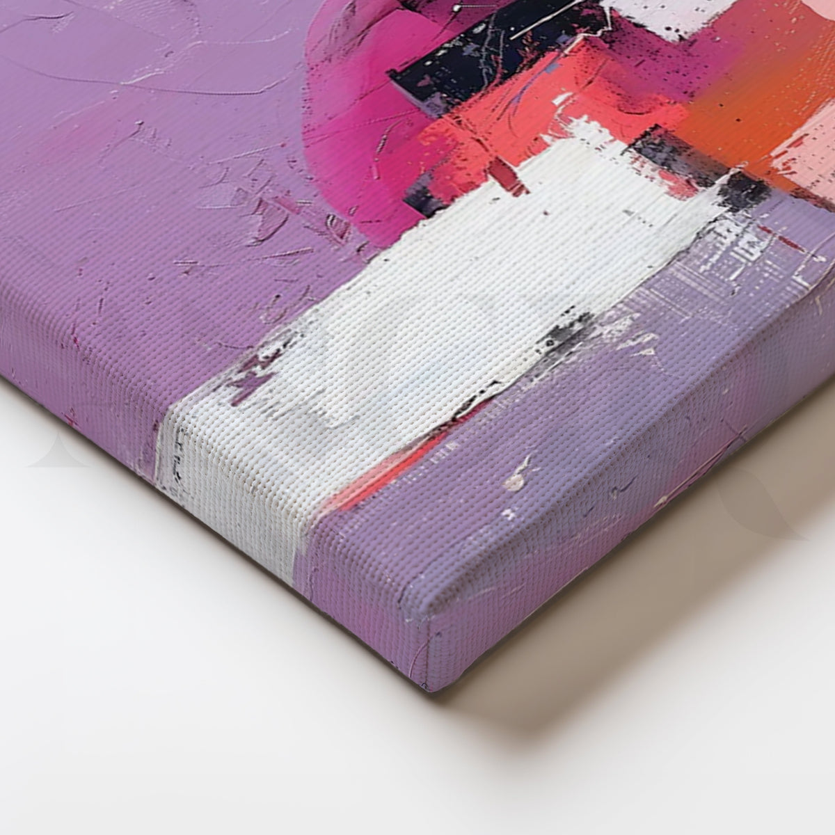 Blush Crossroads Canvas Artwork – Asha Art Studio – Image 2