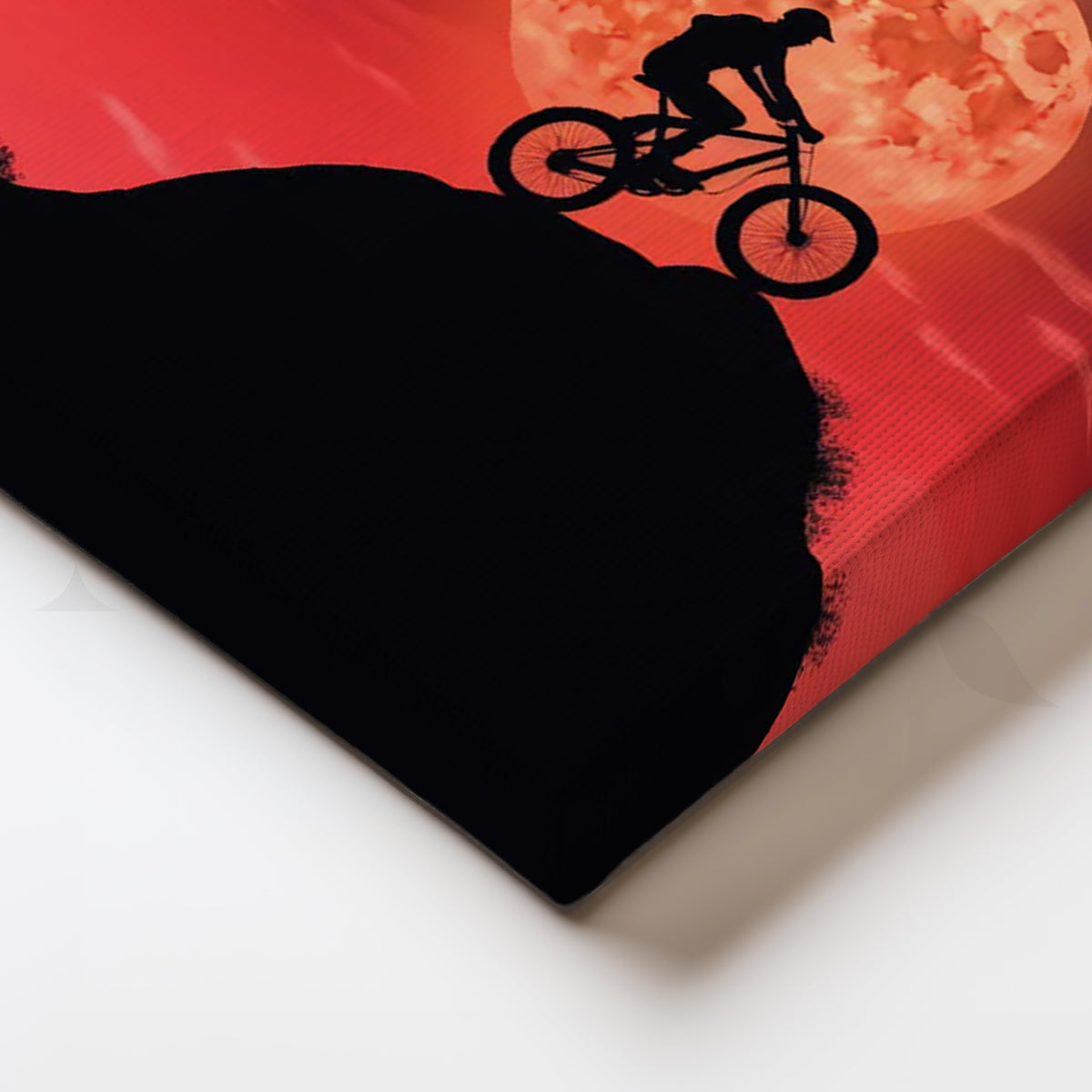 Moonrise Rider Canvas Painting for Modern Living Room – Asha Art Studio – Image 2