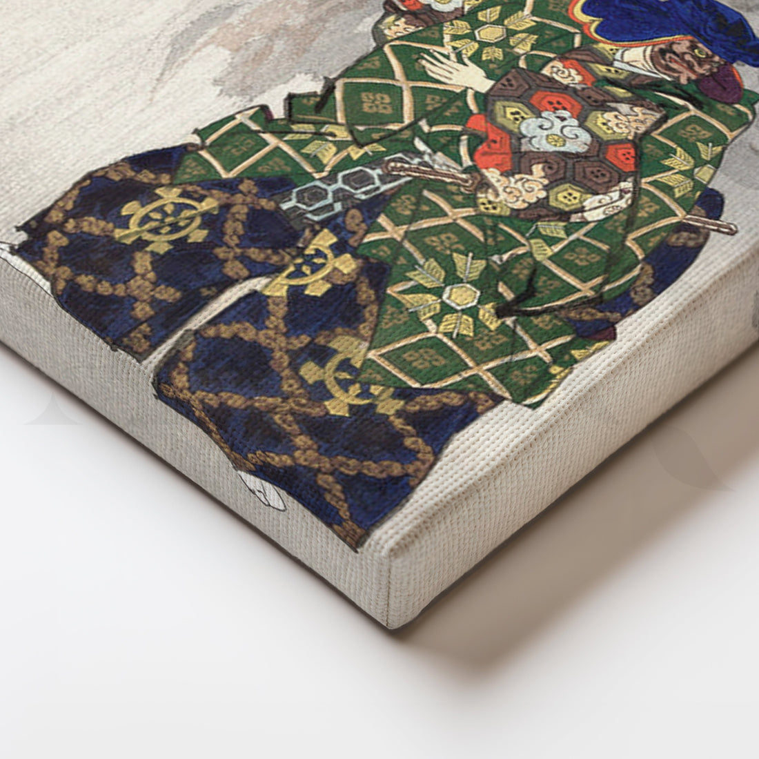 Samurai Warrior Ukiyo-e Canvas Painting for Home Office & Living Room – Asha Art Studio