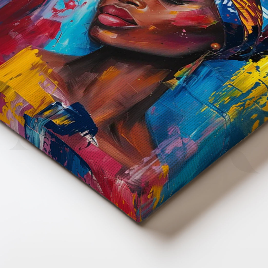 Radiant Tranquility Canvas Painting for Bedroom – Asha Art Studio